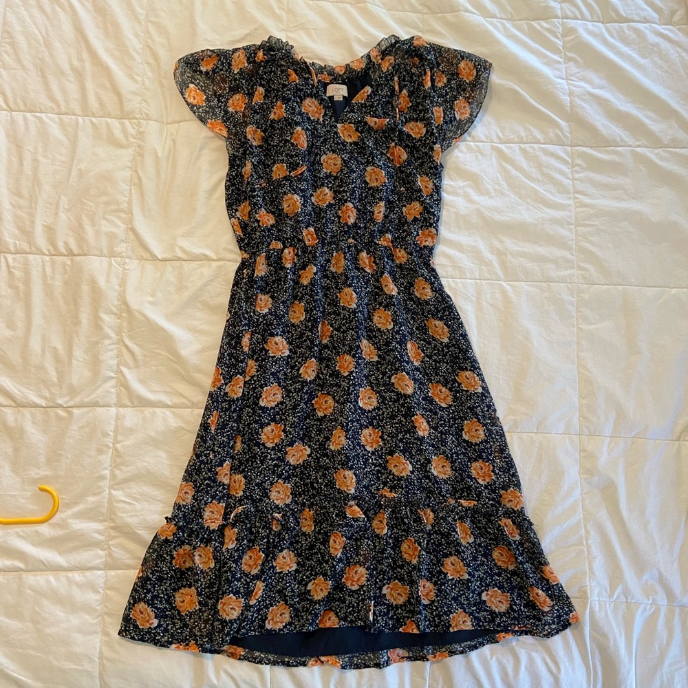 Floral LOFT midi dress